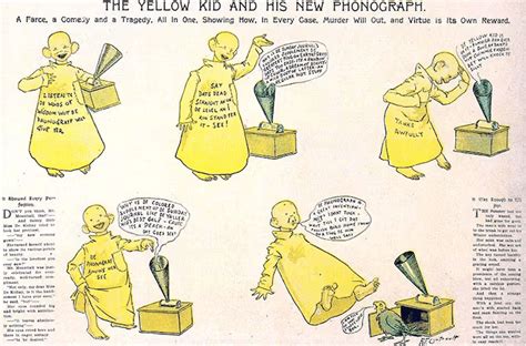 The Yellow Kid and his new Phonograph