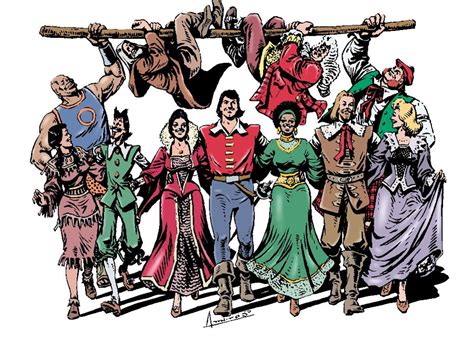 Personajes principales de El Corsario de Hierro