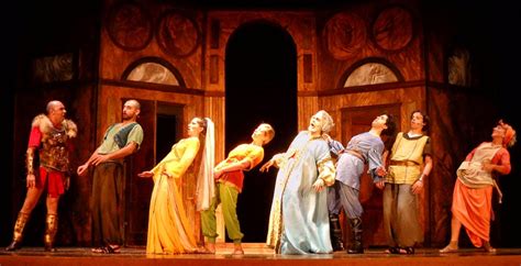 Representación de personajes de comedia romana