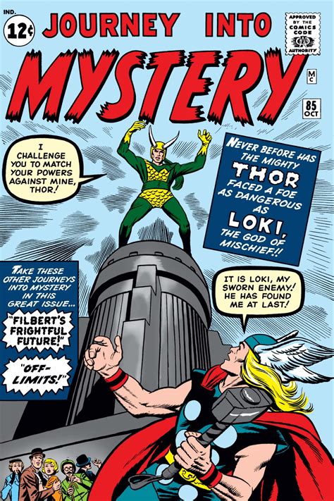 Primera aparición de Loki en Journey into Mystery #85