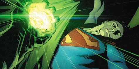 Superman debilitado por la kryptonita