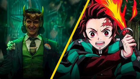 Cosplayers de Loki y Demon Slayer