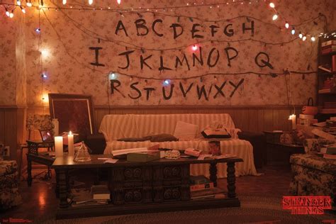 Cosplay del Muro de Stranger Things