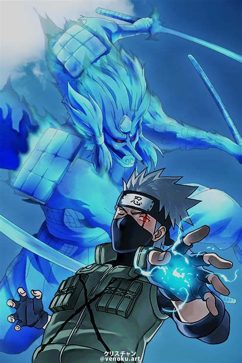 El Susanoo de Kakashi, representando a Obito