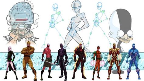 Esquema de creación de personajes de cómic