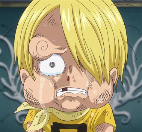 Sanji de niño en su celda