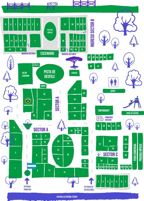 Mapa de la exposición 