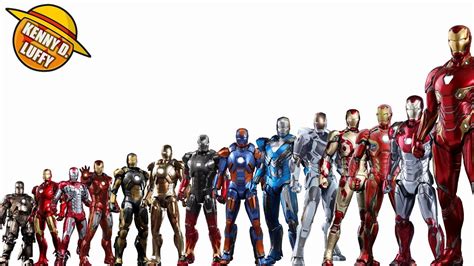 Evolución de las armaduras de Iron Man a lo largo del tiempo
