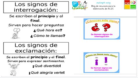 Iconos de interrogación y signos de exclamación para indicar el carácter de las adivinanzas