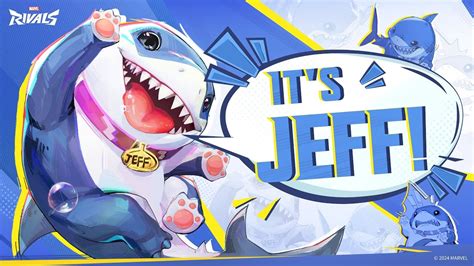 Jeff, la mascota de Marvel, junto a otros héroes