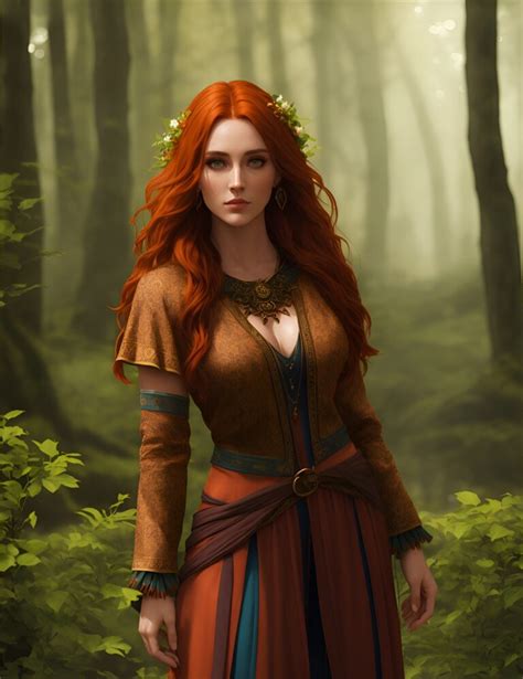 Galería de personajes femeninos de fantasía creados por Tom Fleming