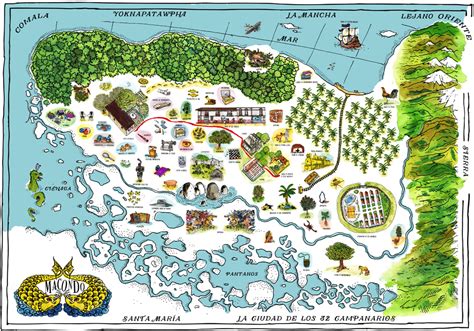 Mapa de Macondo