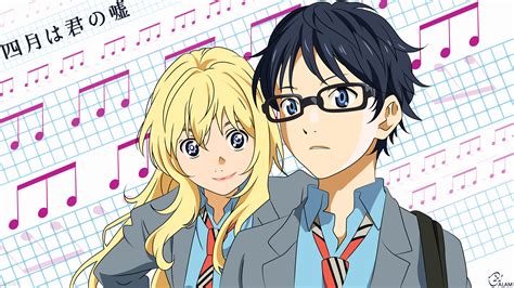 Kousei y Kaori de Your Lie in April