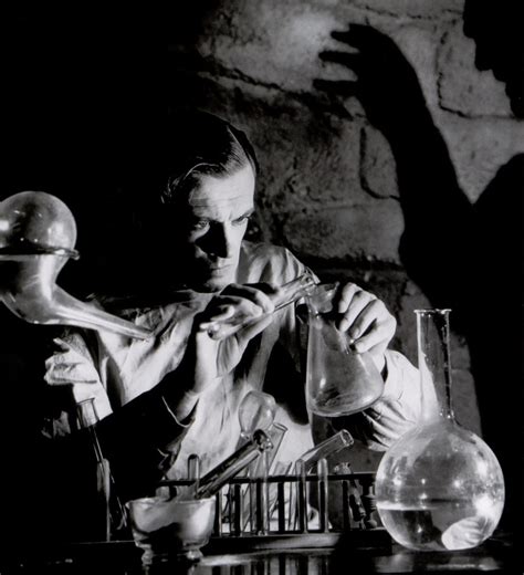 Ilustración del Dr. Jekyll en su laboratorio