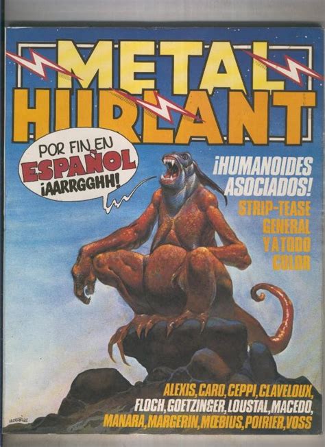 Portada de la revista Métal Hurlant