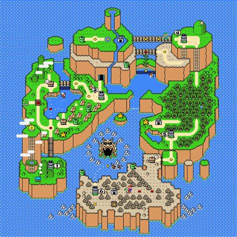 Mapa del mundo de Super Mario World