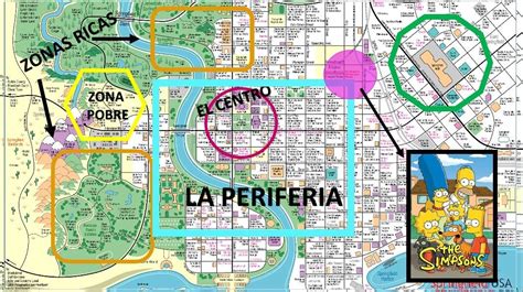 Mapa de Springfield de Los Simpson