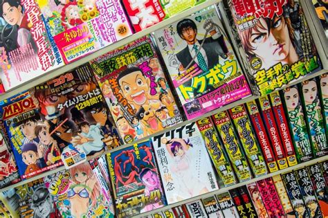 Portada de manga japonés popular