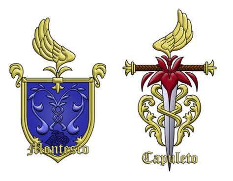 Escudo de las familias Montesco y Capuleto
