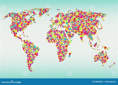 Mapa del mundo con puntos de origen de los autores de Batman: El Mundo