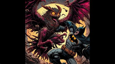 Batman enfrentándose a un búho