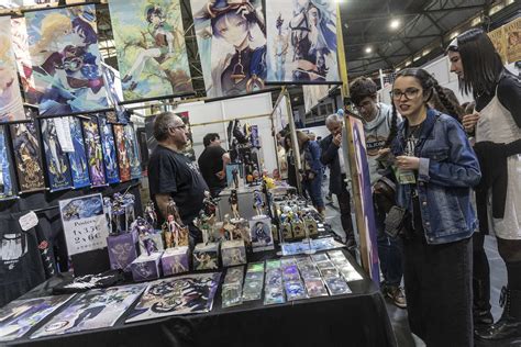 Stand de merchandising en el Salón del Manga