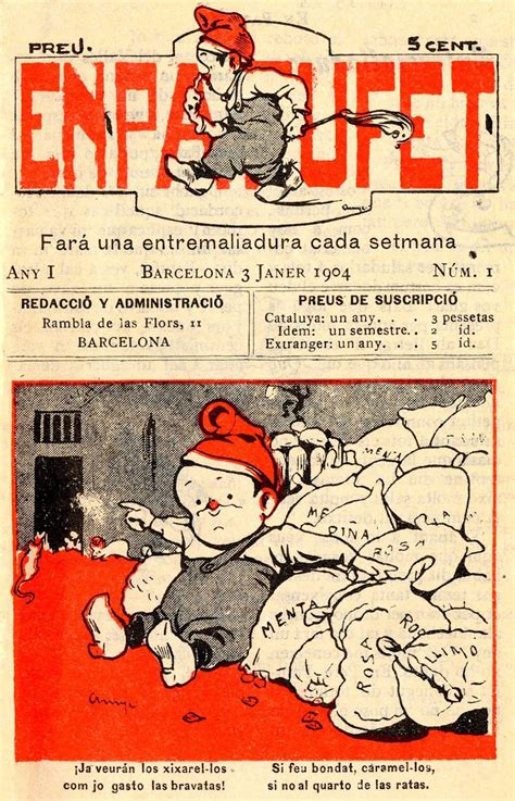 Portada antigua de la revista En Patufet