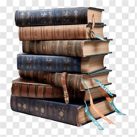 Ilustración de una pila de libros antiguos