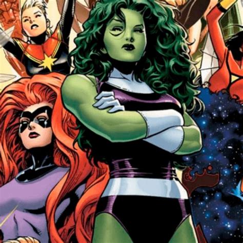 Ilustración de personajes femeninos fuertes en cómics