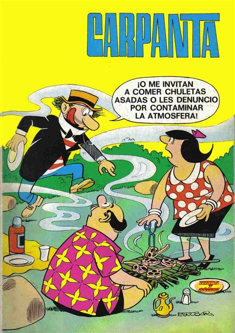 Ilustración de Carpanta, el personaje hambriento