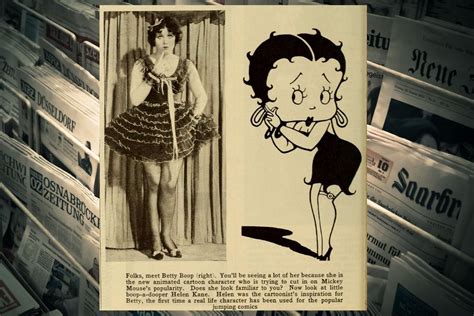 Fotograma de Betty Boop en el corto 