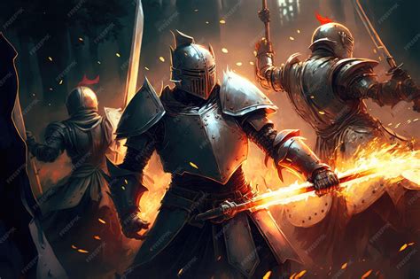 Caballeros Makai luchando contra Horrores