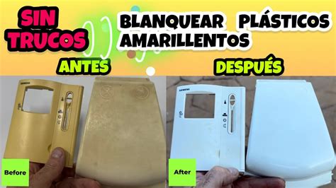 Materiales para blanquear plástico