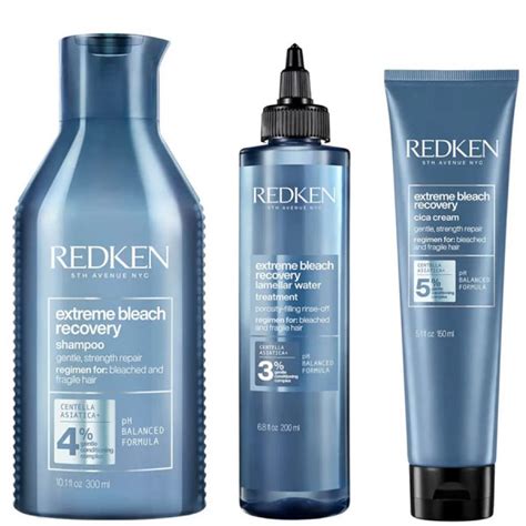 Comparativa antes y después de usar Redken Extreme Bleach Recovery