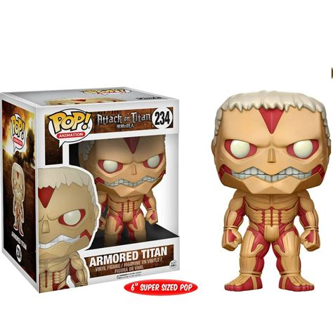 Detalle de la armadura del Titán Acorazado Funko Pop!