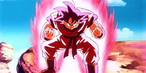 Goku ejecutando la técnica Kaio-ken