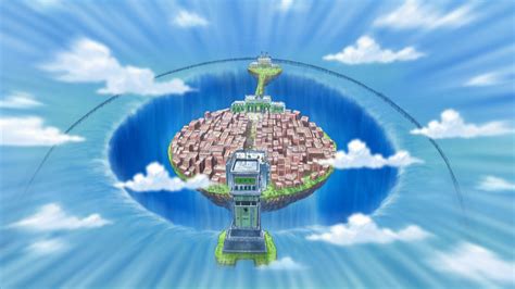 Mapa de Enies Lobby con puntos clave