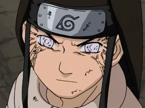 Neji usando su Byakugan