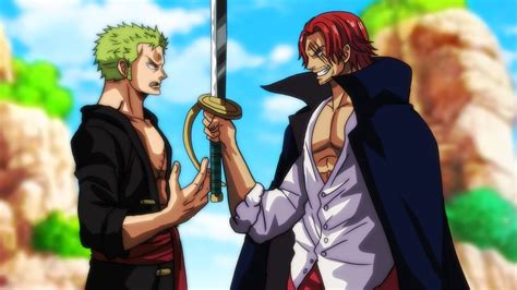 Shanks blandiendo su espada Gryphon