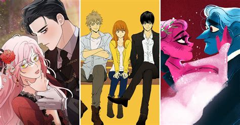 Portada de webtoon sobre mafia y romance
