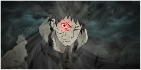 Obito usando Kamui para viajar entre dimensiones