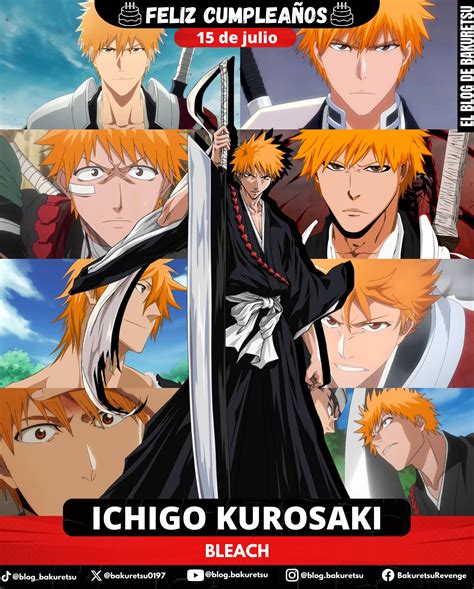 Ilustración de Ichigo Kurosaki gritando con determinación, rodeado de energía espiritual.