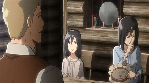 Mikasa Ackerman y sus padres