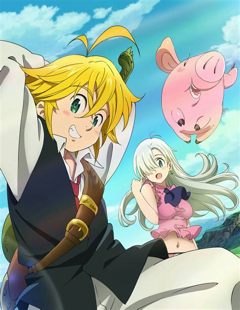 Meliodas salvando a Elizabeth