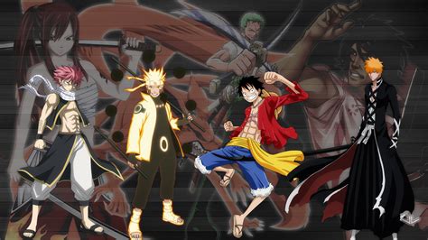 Comparación de personajes de Naruto, Bleach y Fairy Tail
