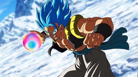 Ilustración de Gogeta lanzando el Castigador de Almas