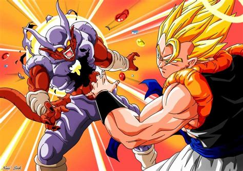 Comparación de Janemba antes y después del ataque de Gogeta