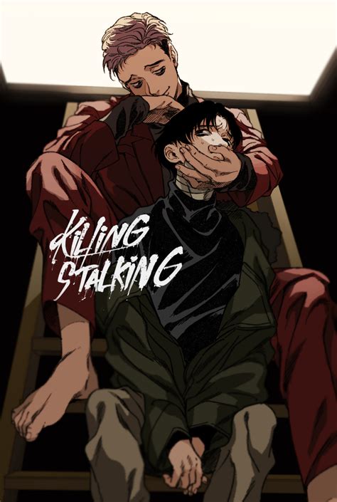 Ilustración de Bum Yoon y Sangwoo en Killing Stalking