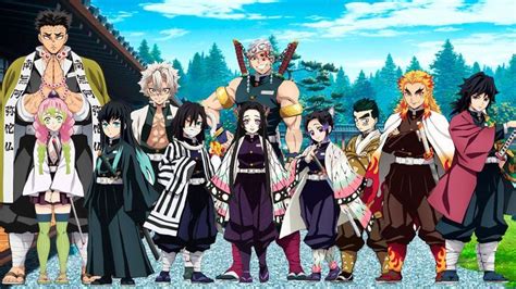Colección de figuras de los Pilares de Kimetsu no Yaiba