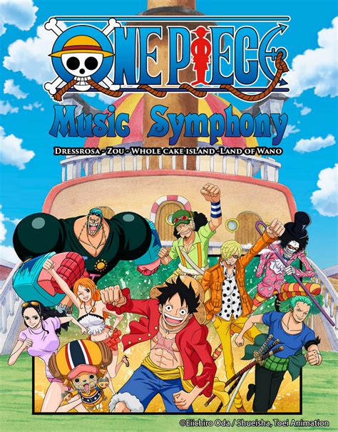 Cartel promocional del concierto ONE PIECE Music Symphony